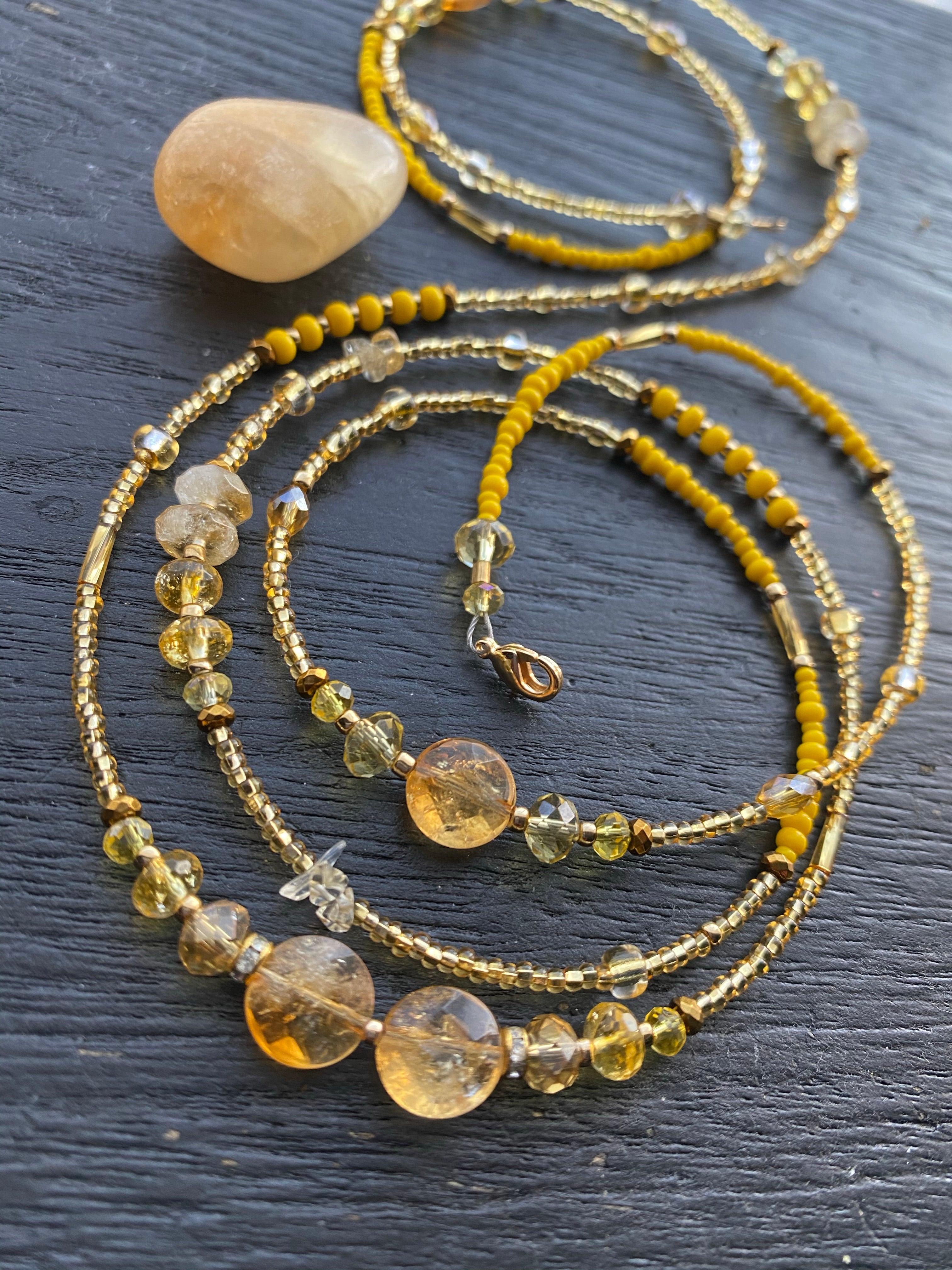 Citrine discount waist beads