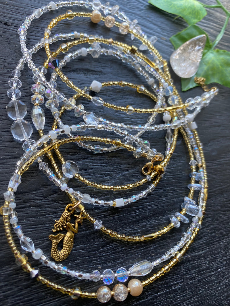 Silver and Gold Clear Quartz